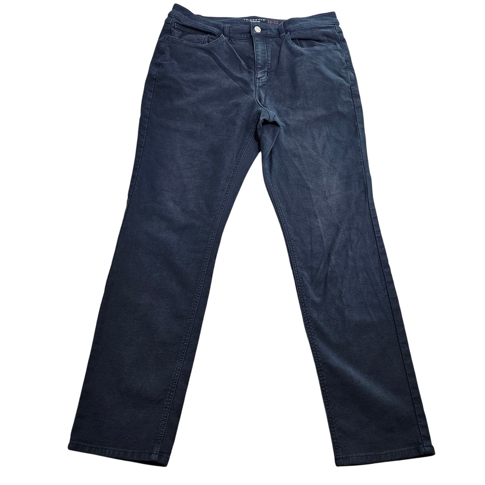 7 Diamonds Generation 5-Pocket Pant 36x32 Navy Blue Stretch Chinos